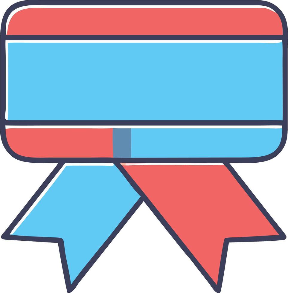 Art work of ribbonicon vector