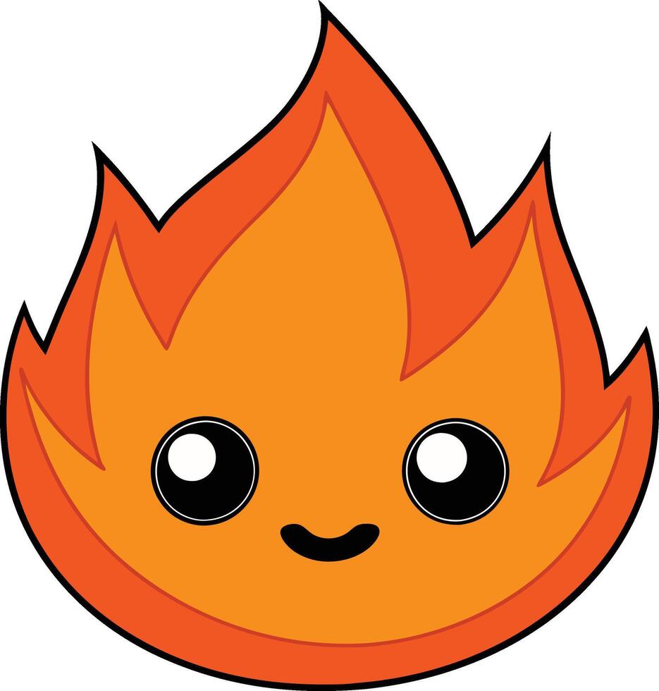 Artistic artwork of fire vector