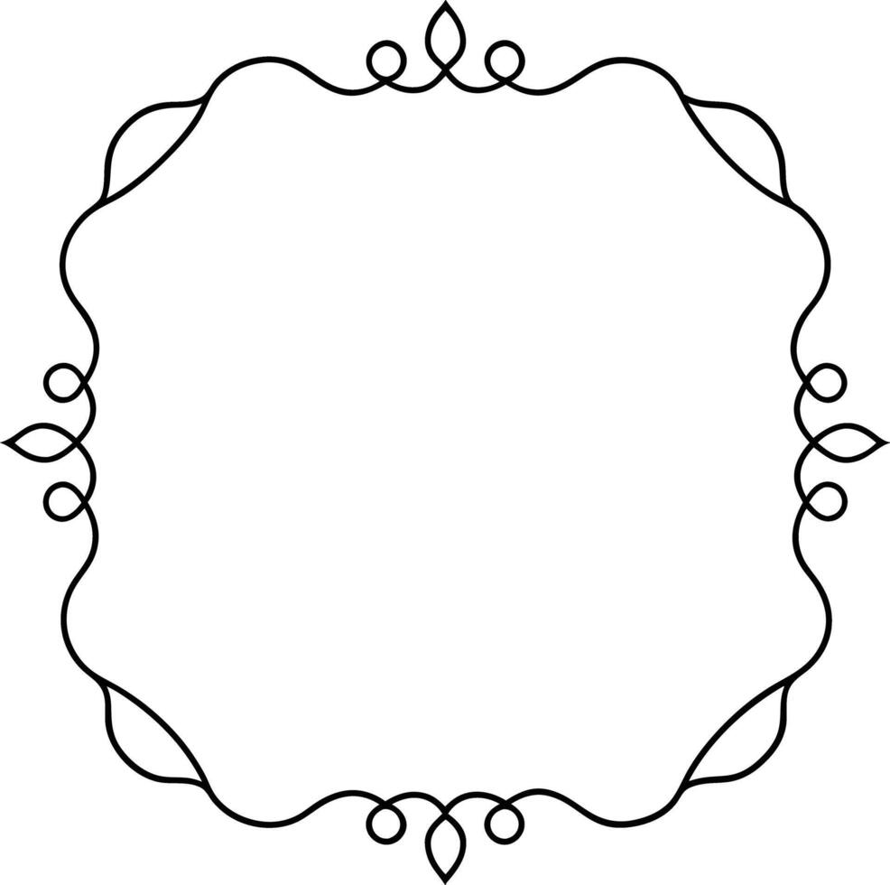 Border artwork of frame vector