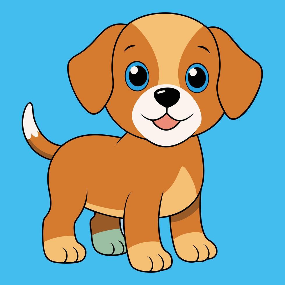Artwork of Puppy vector