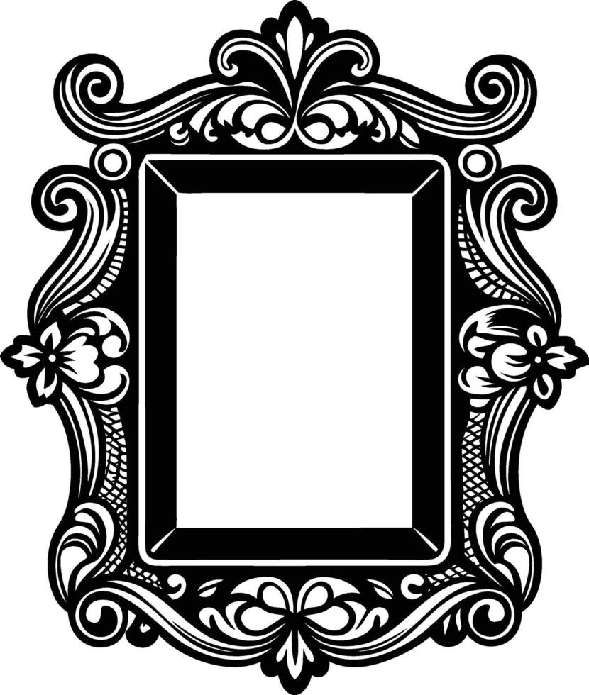 Artistic frame design vector