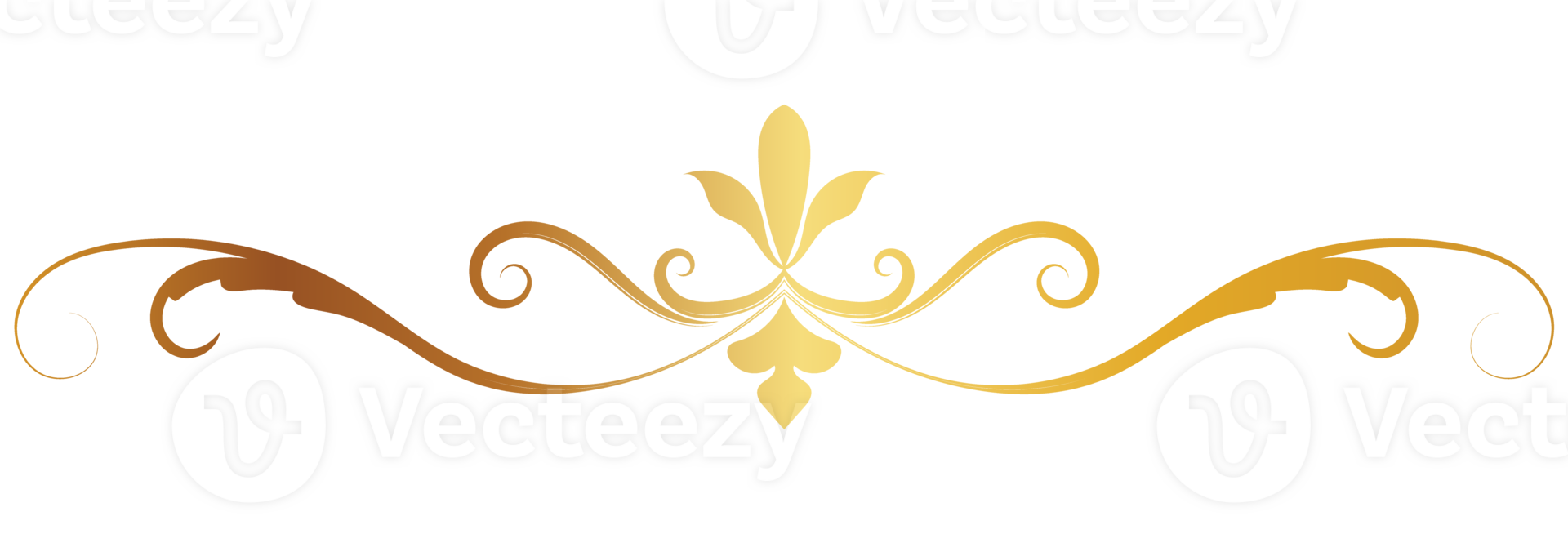 Elegant golden classic lines for making vintage greeting cards. png