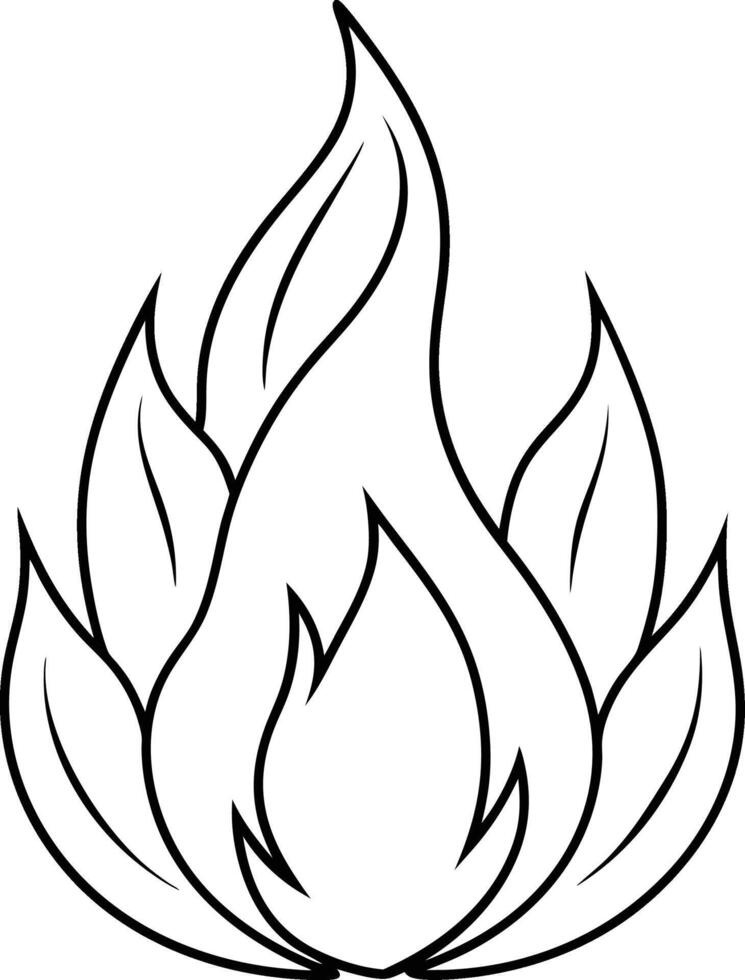 Artistic artwork of fire vector