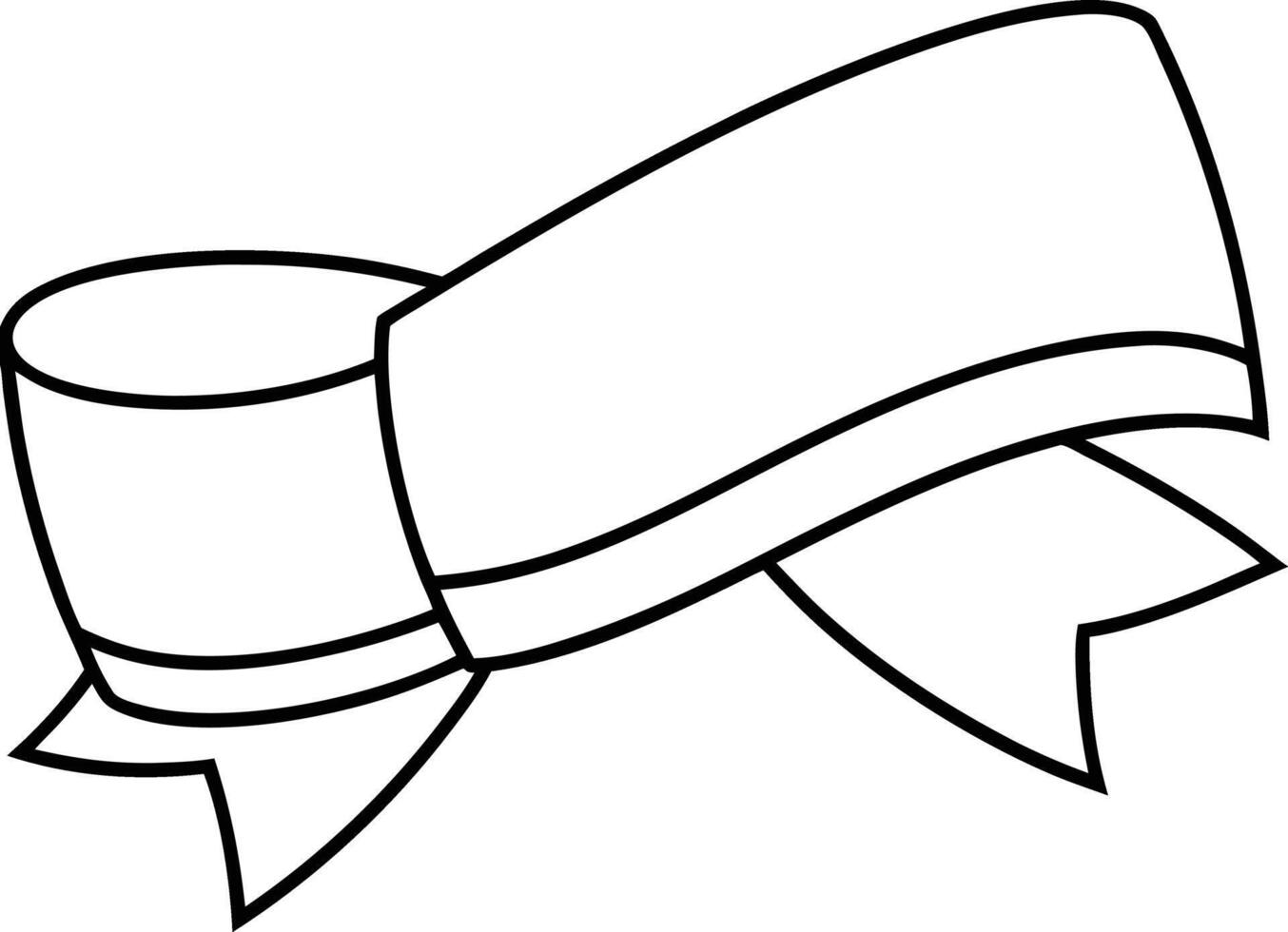 Artwork of ribbon vector