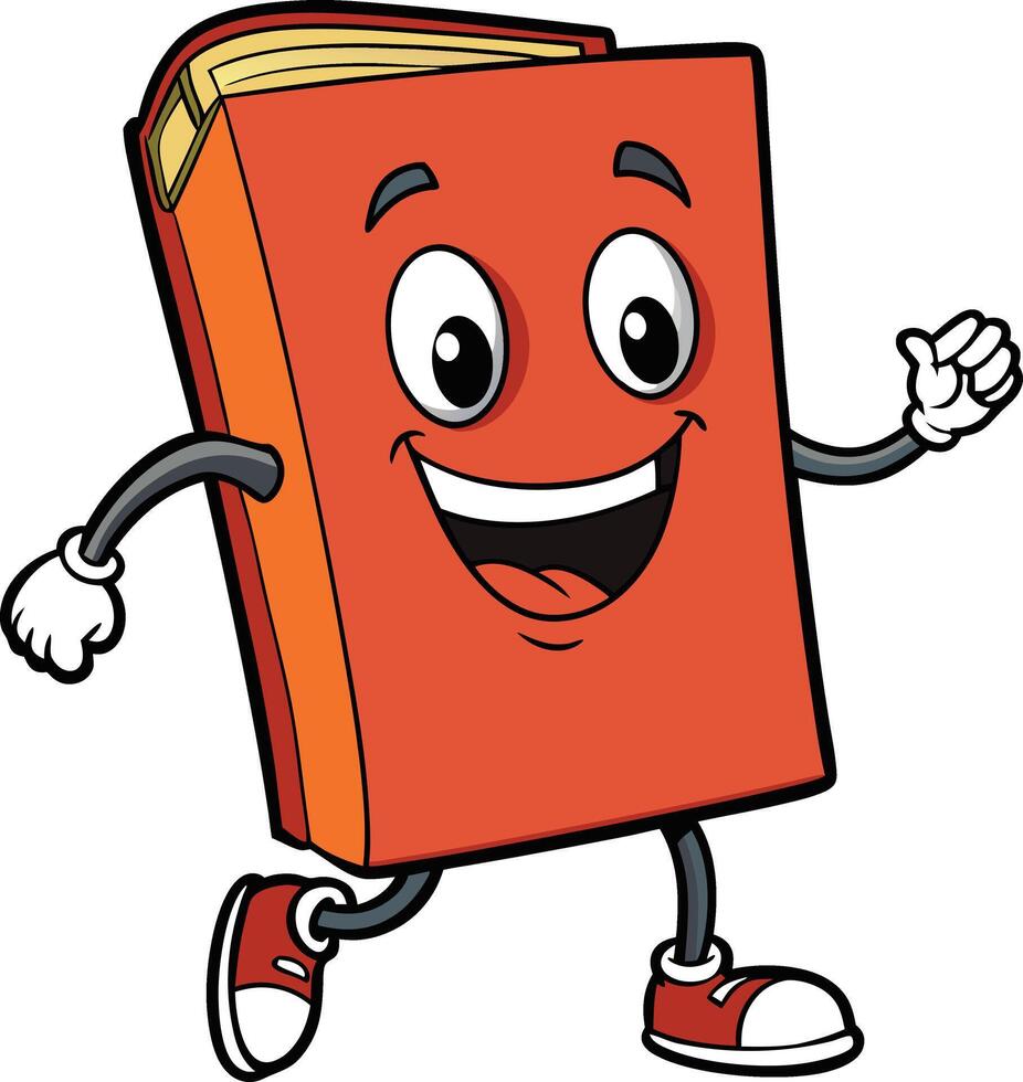 Cartoon type book vector
