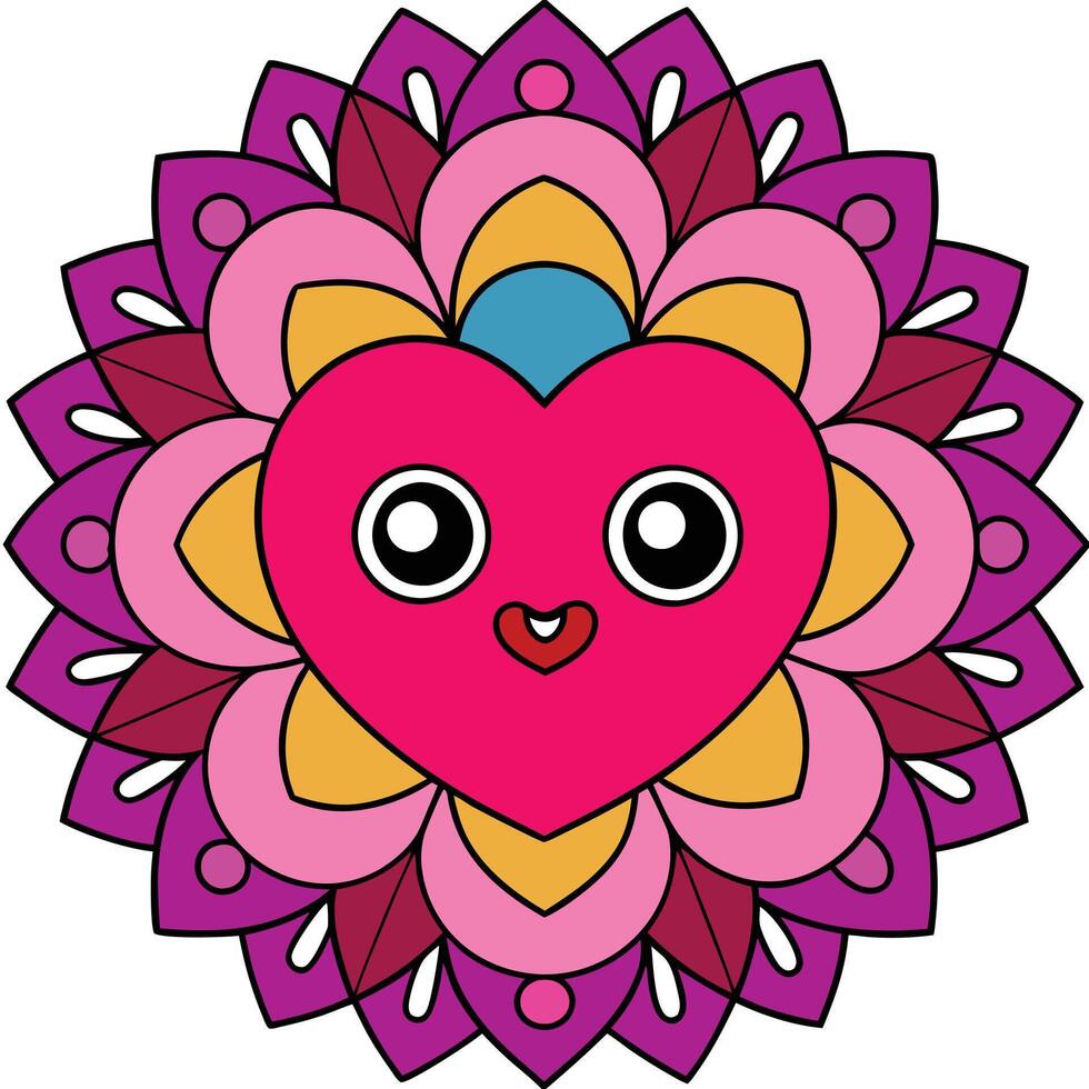 Artwork of mandala vector