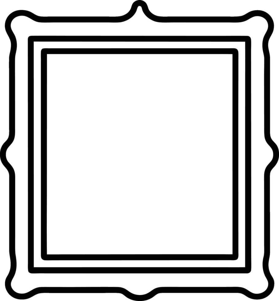 Artistic frame design vector