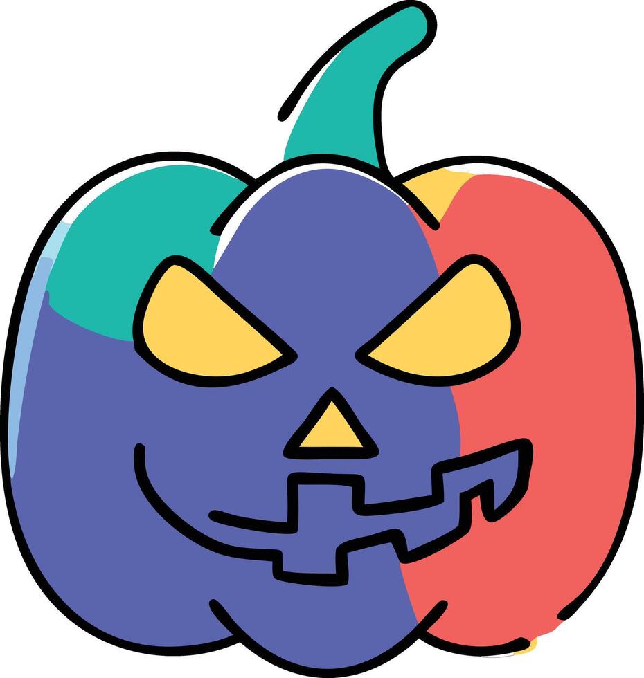 Artwork of Halloween vector
