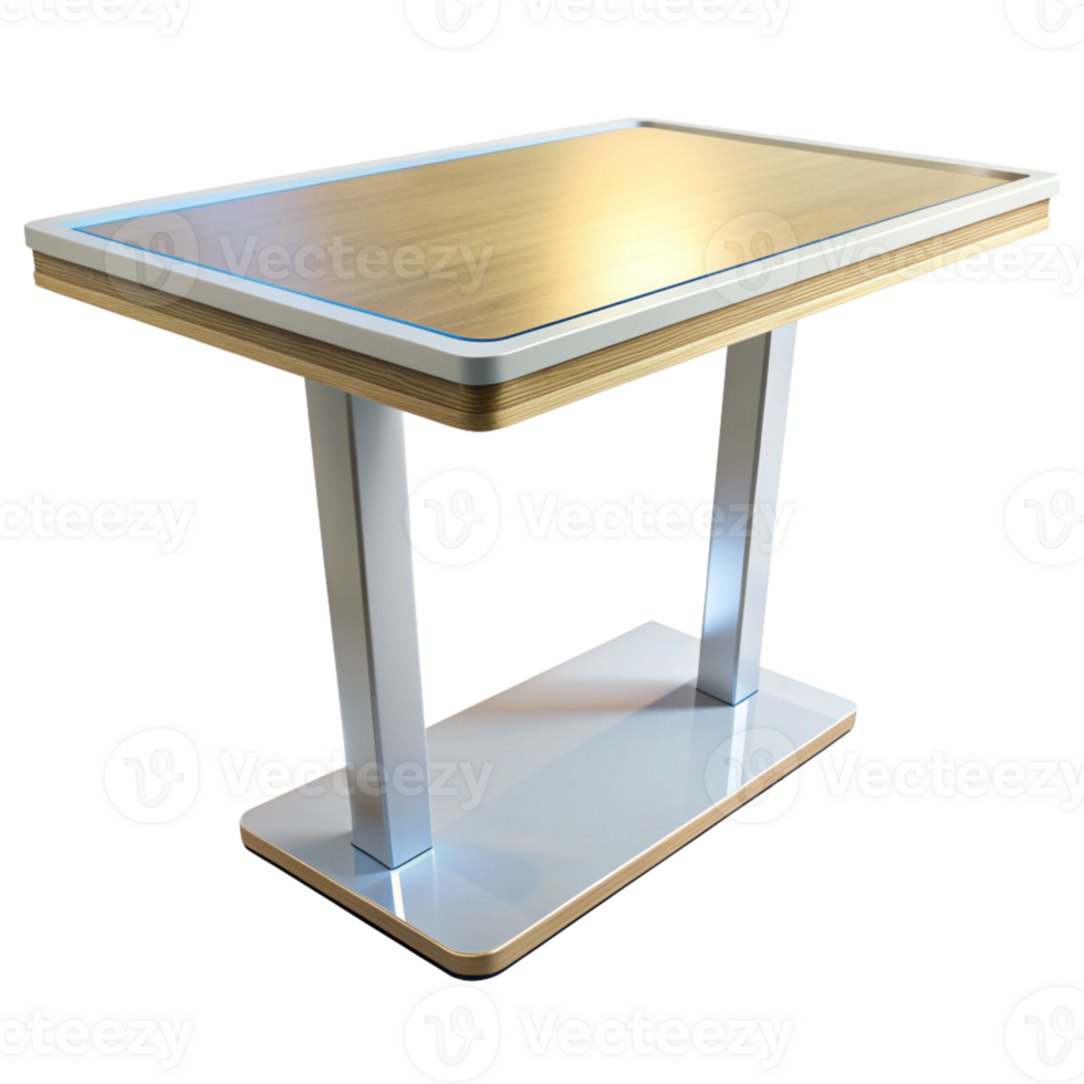 Smart table isolated on transparent background png
