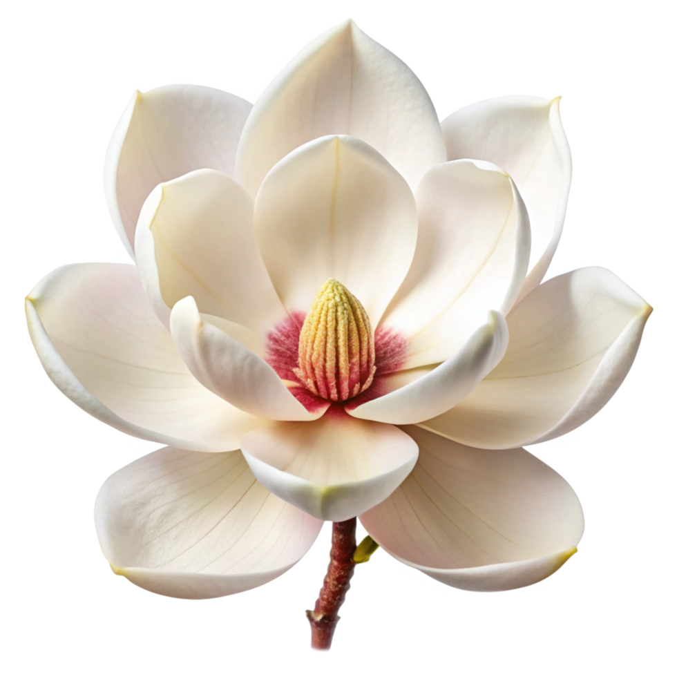 Magnolia flower isolated in transparent background png
