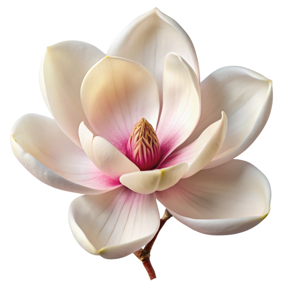 Magnolia flower isolated in transparent background png