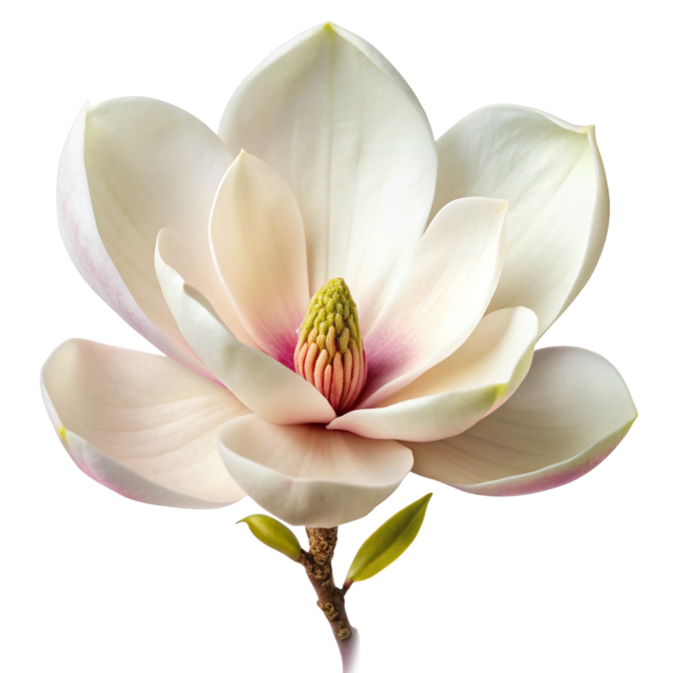 Magnolia flower isolated in transparent background png
