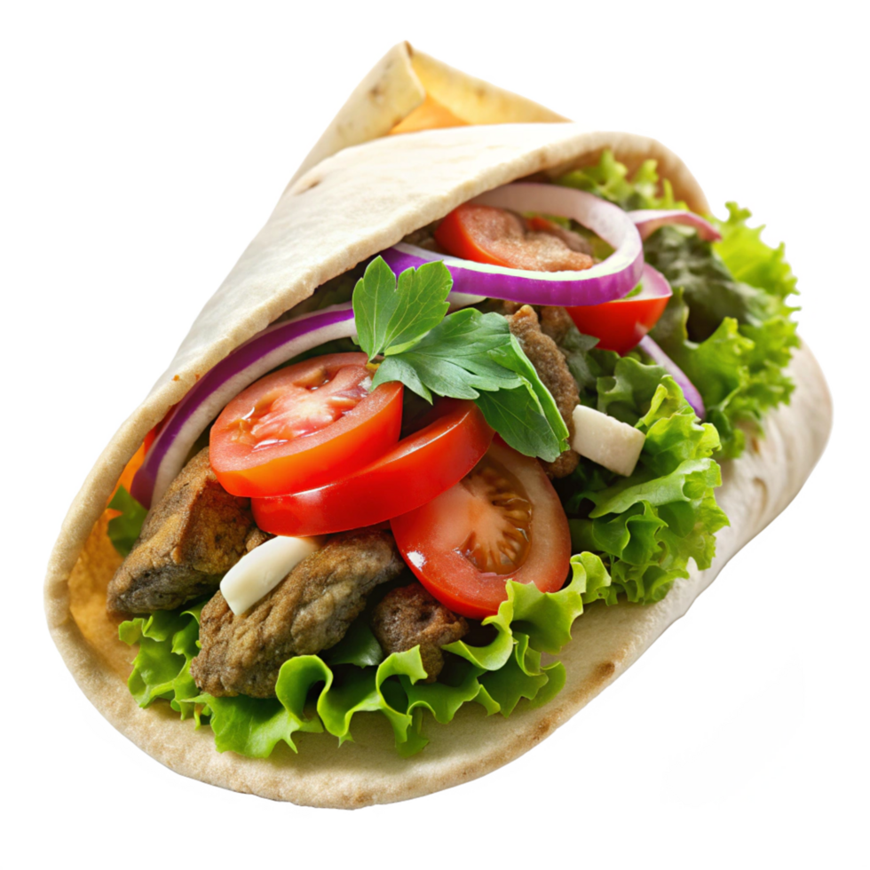 Halifax donair isolated on a transparent background png