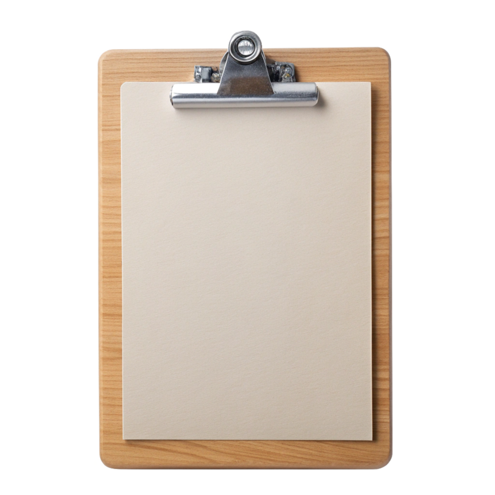 Clipboard isolated in transparent background png