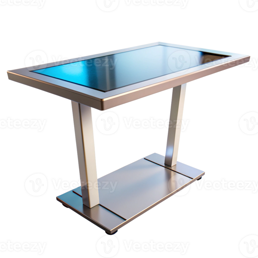 Smart table isolated on transparent background png