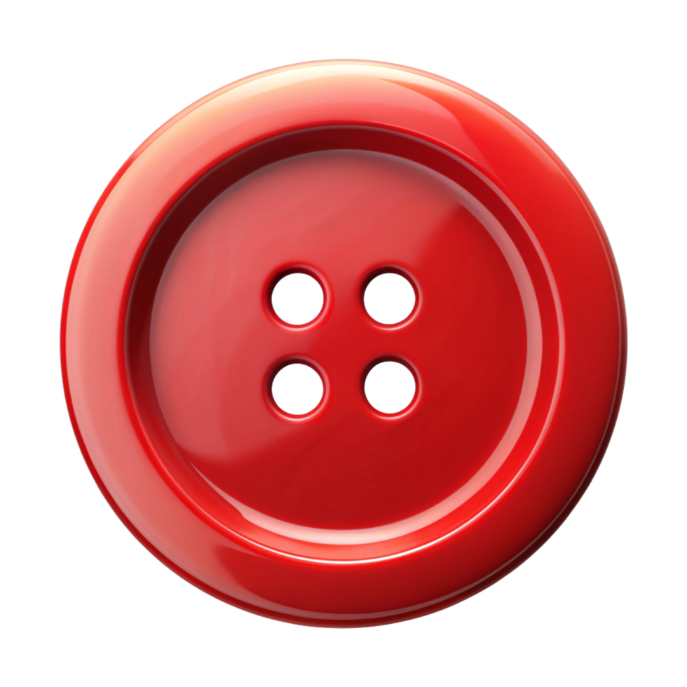 Button isolated in transparent background png