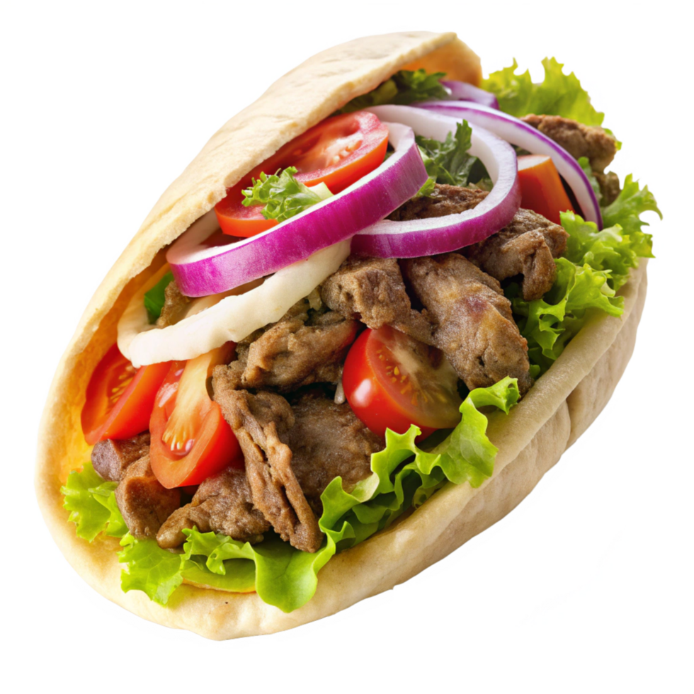 Halifax donair isolated on a transparent background png