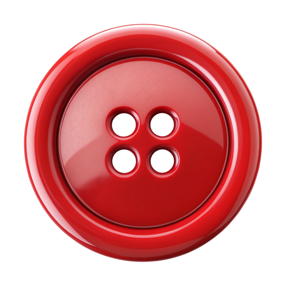 Button isolated in transparent background png