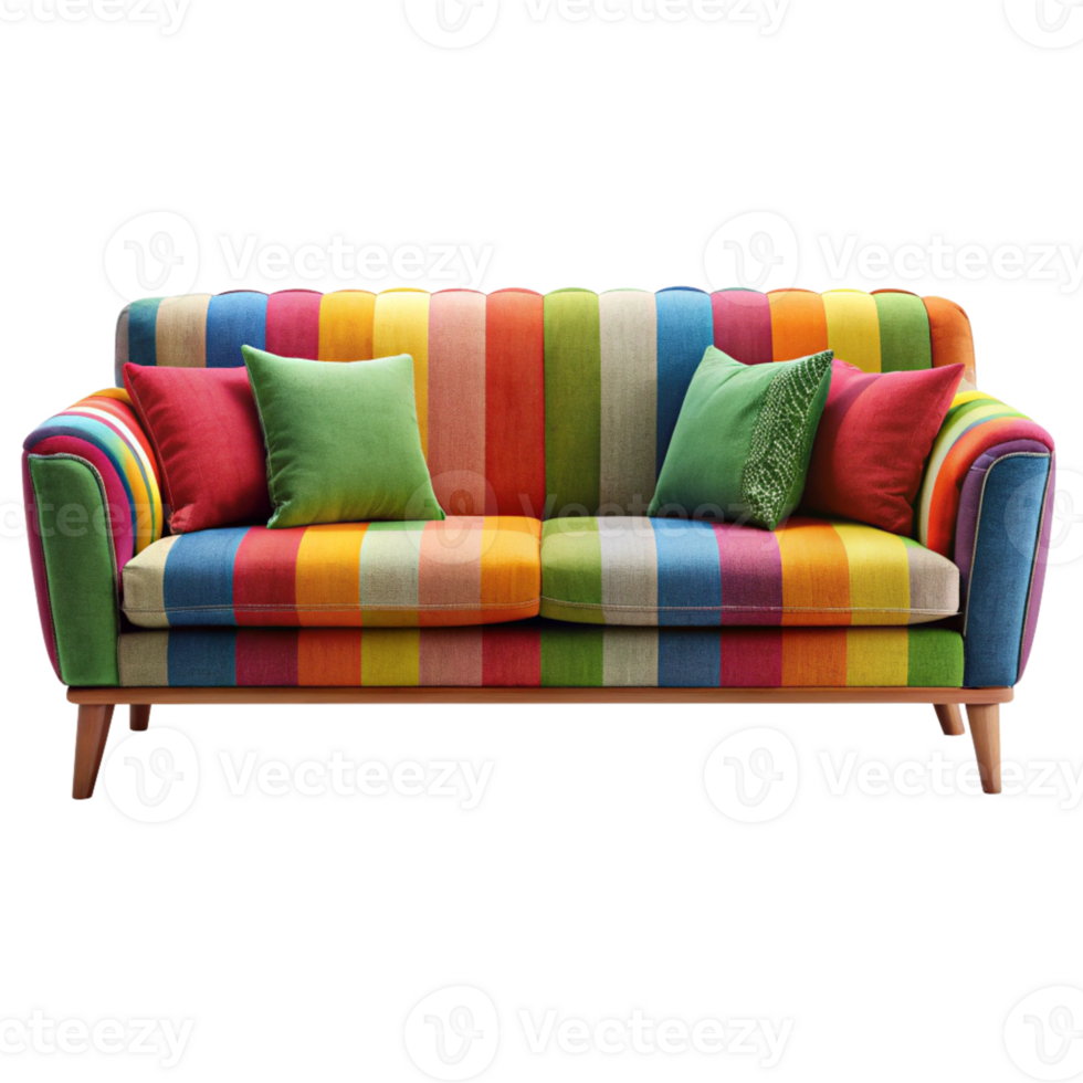 Sofa isolated on transparent background png