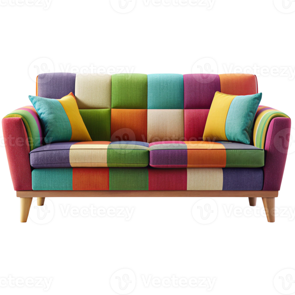Sofa isolated on transparent background png