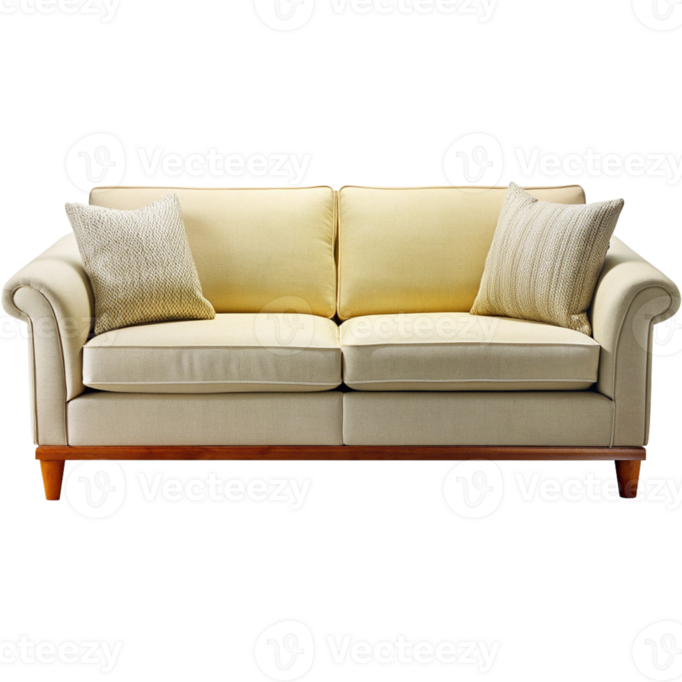 Sofa isolated on transparent background png