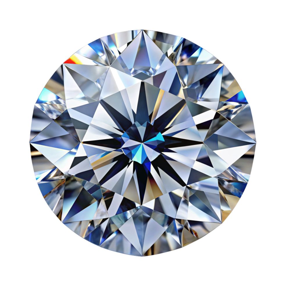 Beautiful diamond isolated on transparent background png