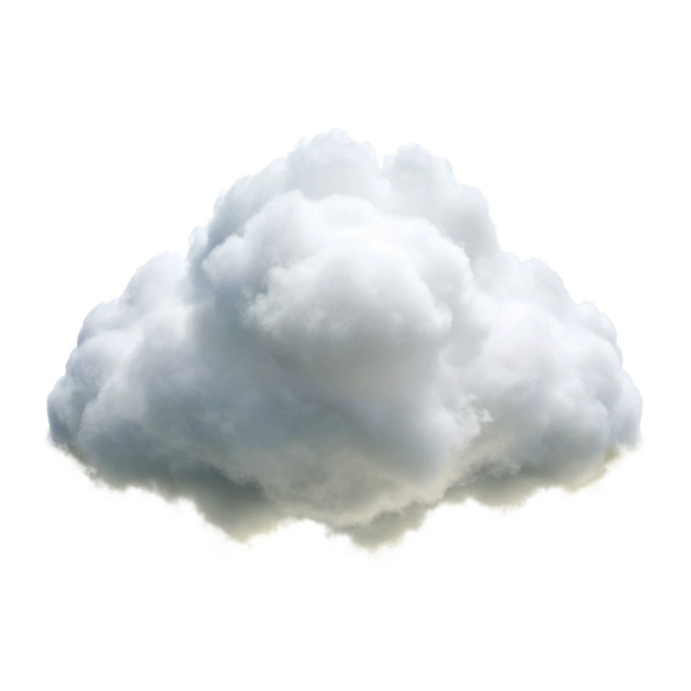 Cloud isolated on transparent background png