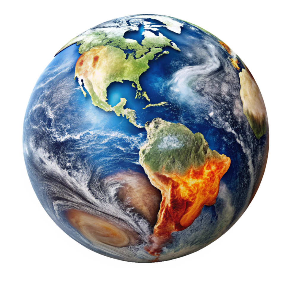 Earth science isolated on transparent background png