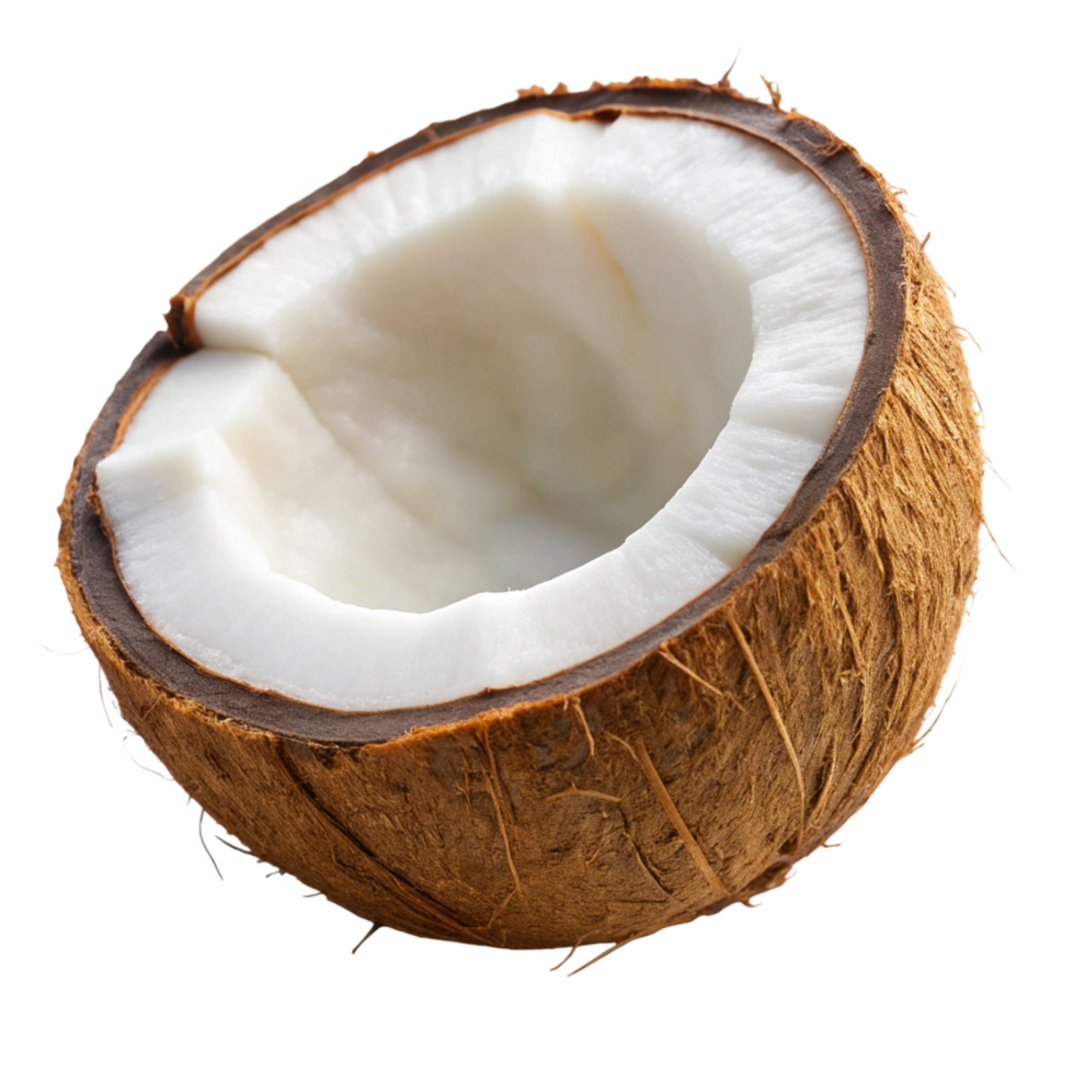 Coconut isolated on transparent background png