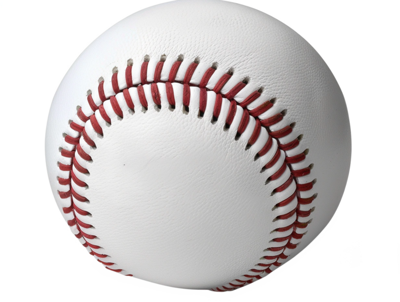 White baseball isolated on transparent background png