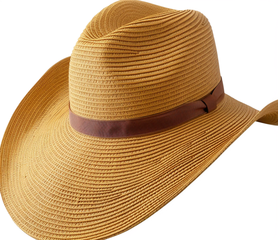 Straw Hat Isolated on Transparent Background png