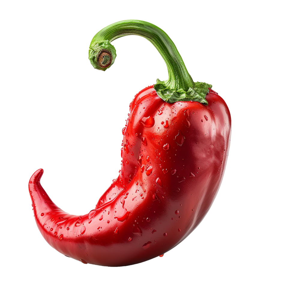 Red Chilli Icon Isolated on Transparent Background png