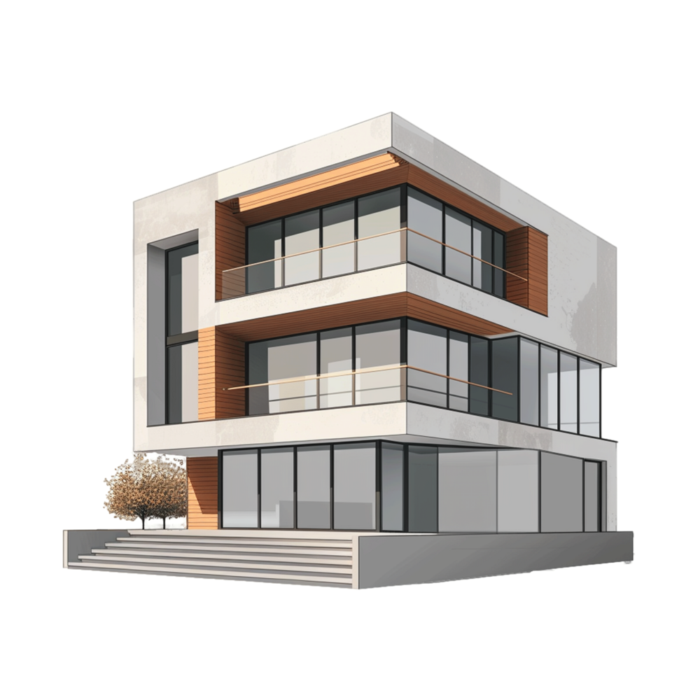 House Isolated on Transparent Background png