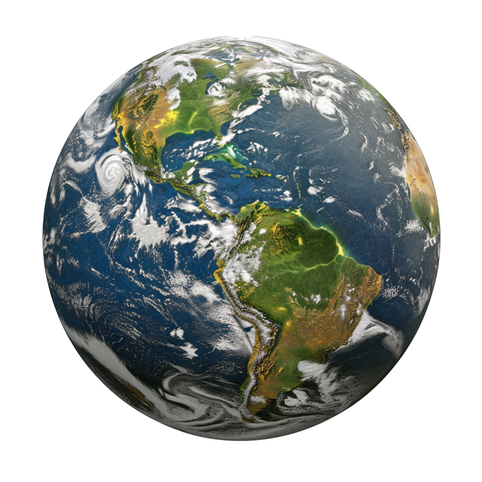 Earth Isolated on Transparent Background png