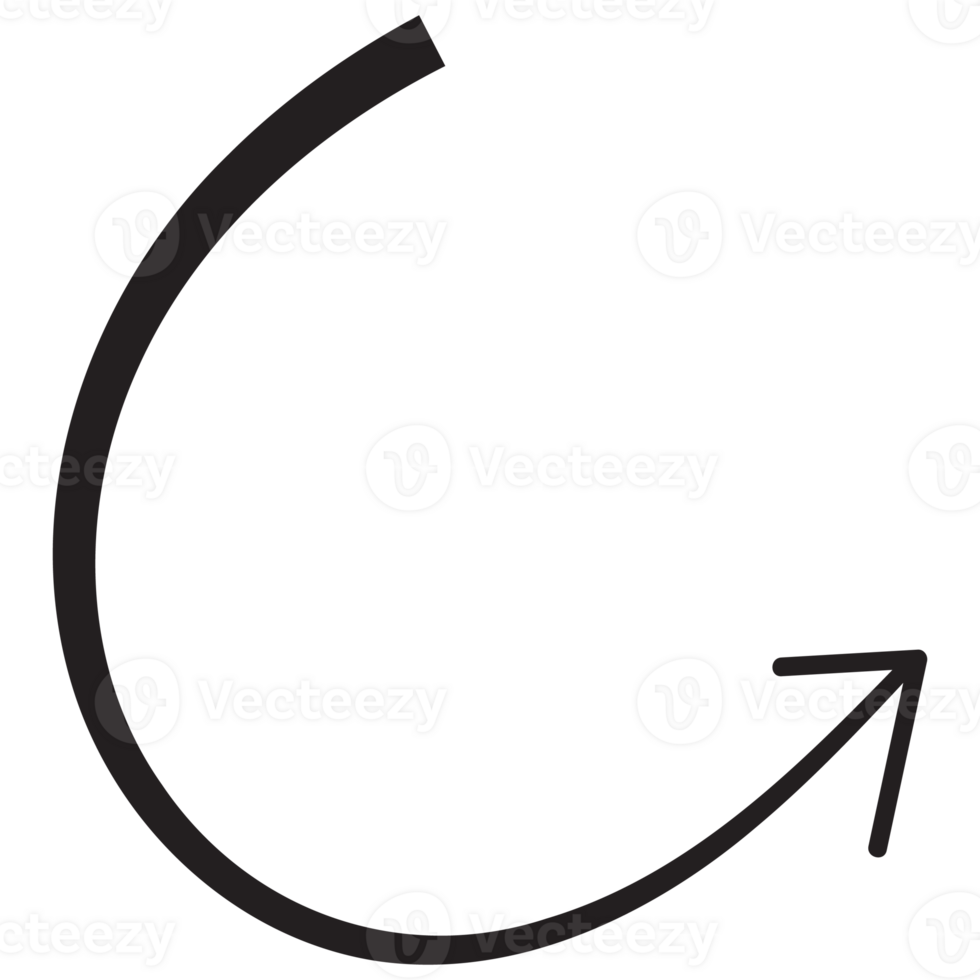 Hand drawn arrow symbol icons. png