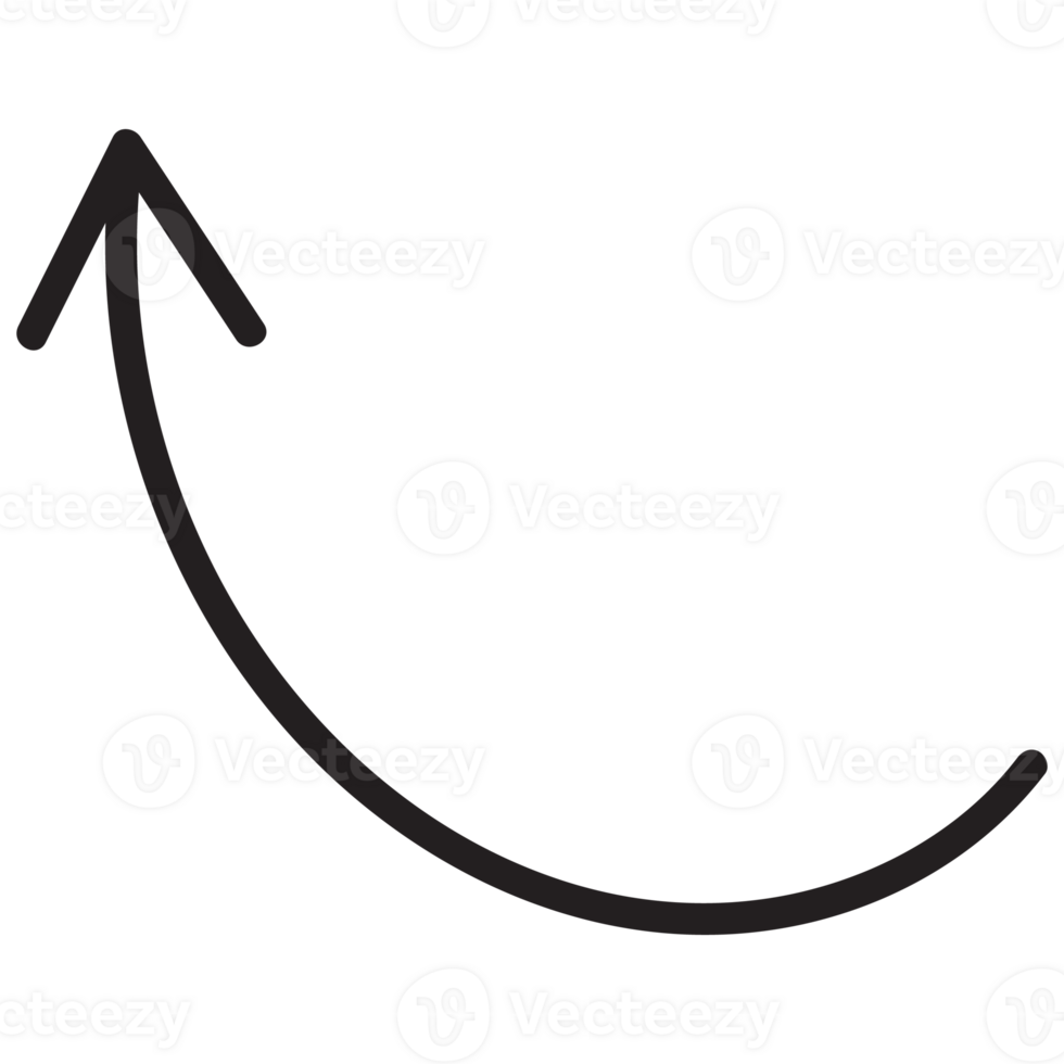 Hand drawn arrow symbol icons. png