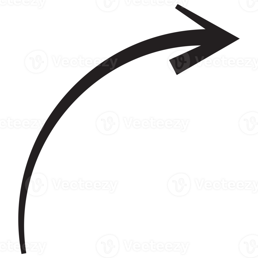 Hand drawn arrow symbol icons. png
