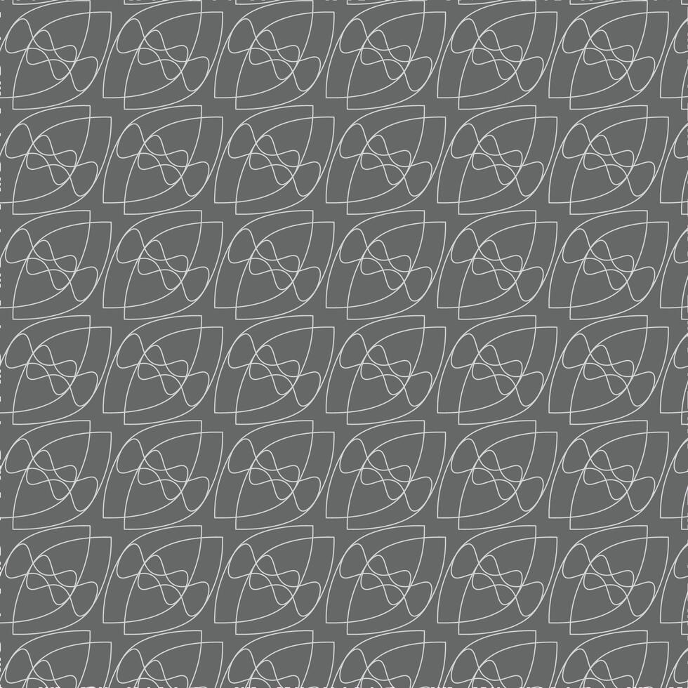 Unique Geometric Floral Pattern. vector