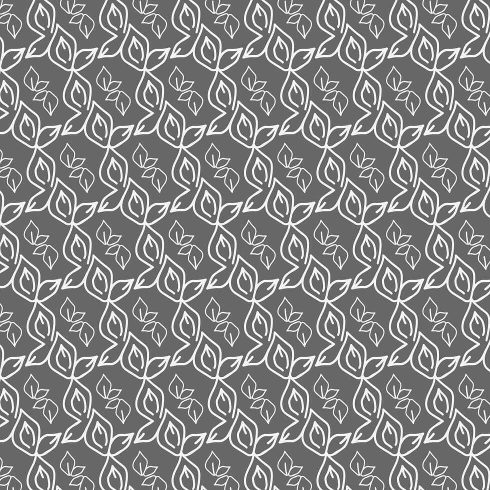Unique Geometric Floral Pattern. vector