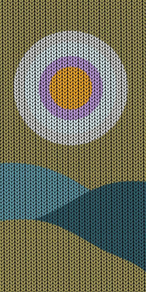 Knit background simple vector