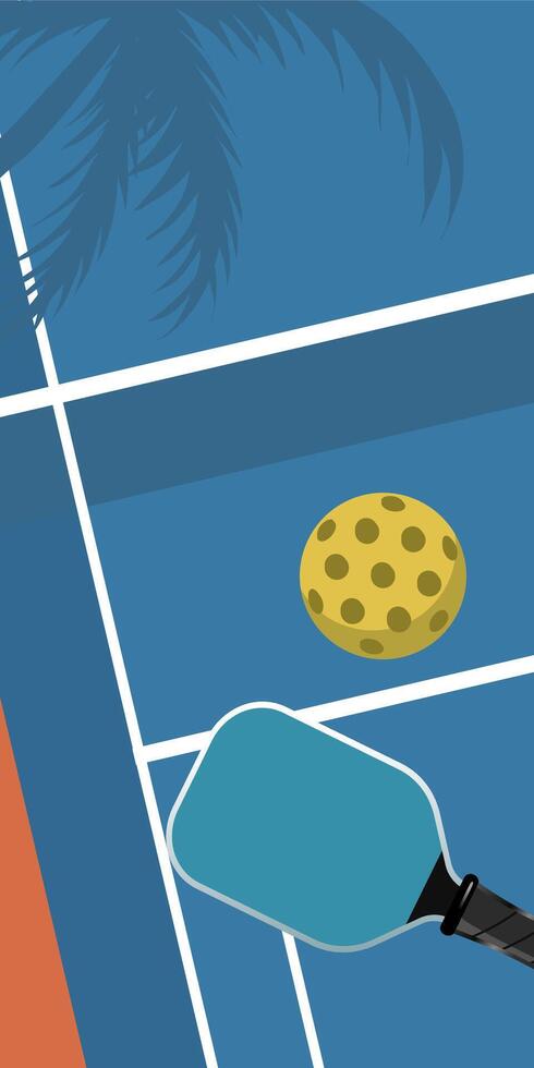 Pickleball sport design vector