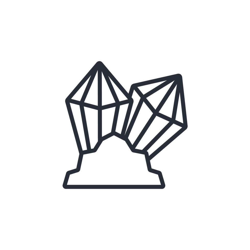 crystal meth icon. .Editable stroke.linear style sign for use web design,logo.Symbol illustration. vector