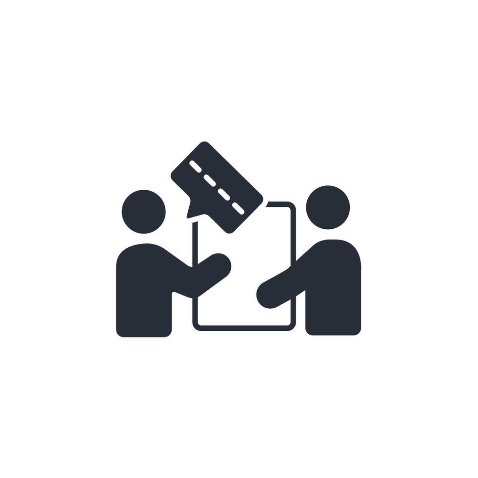 advice icon. .Editable stroke.linear style sign for use web design,logo.Symbol illustration vector