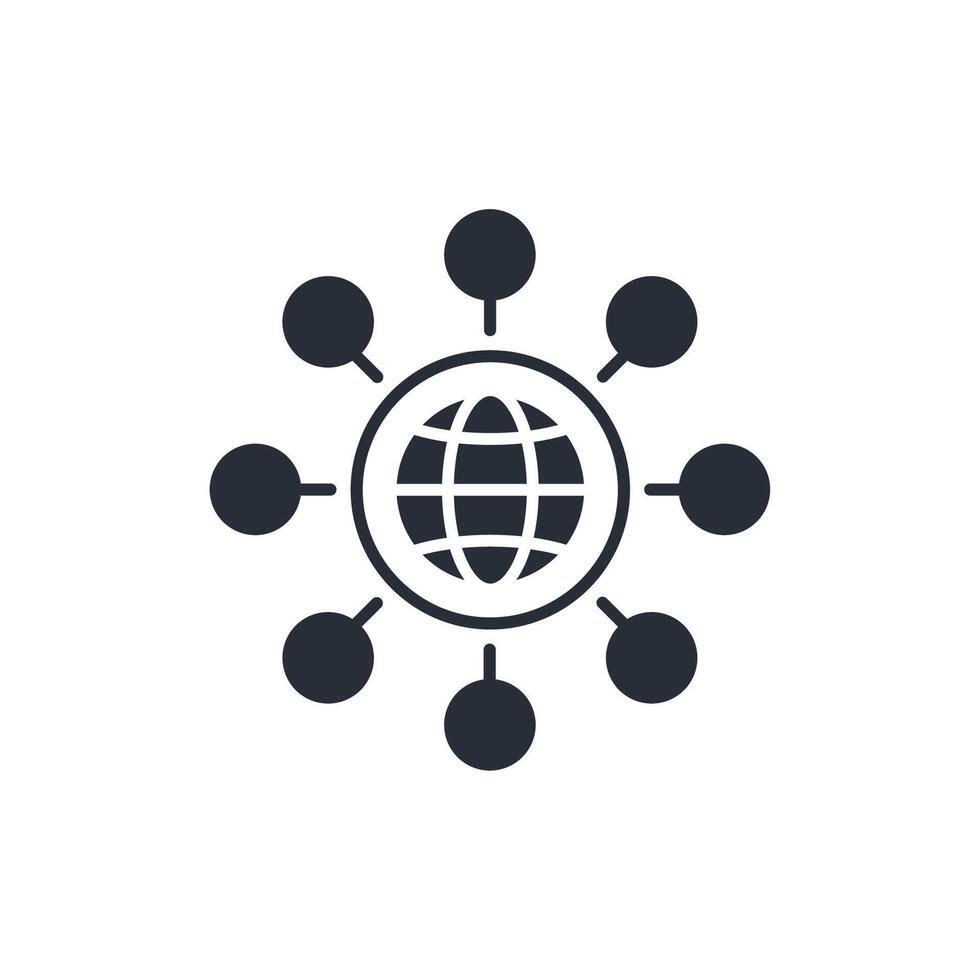 connect icon. .Editable stroke.linear style sign for use web design,logo.Symbol illustration. vector