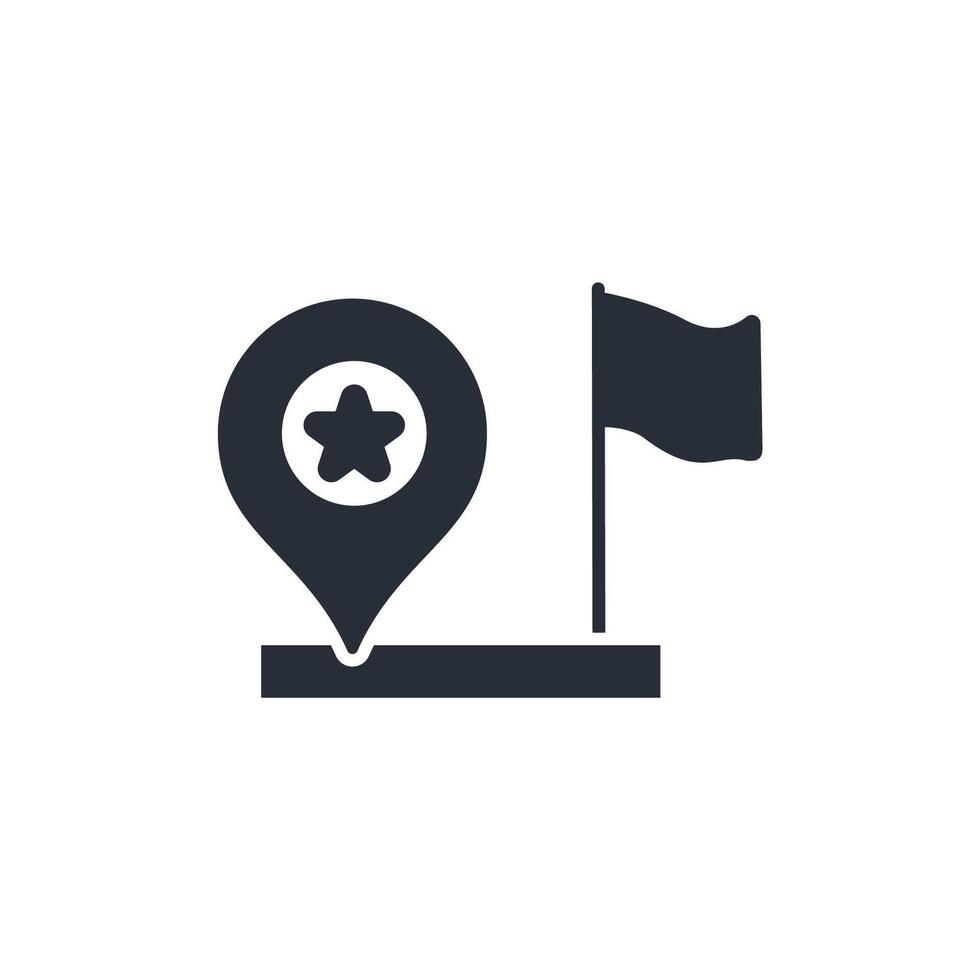 Place icon. .Editable stroke.linear style sign for use web design,logo.Symbol illustration. vector