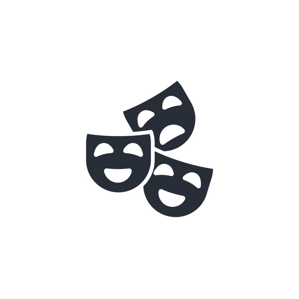 Theater icon. .Editable stroke.linear style sign for use web design,logo.Symbol illustration. vector