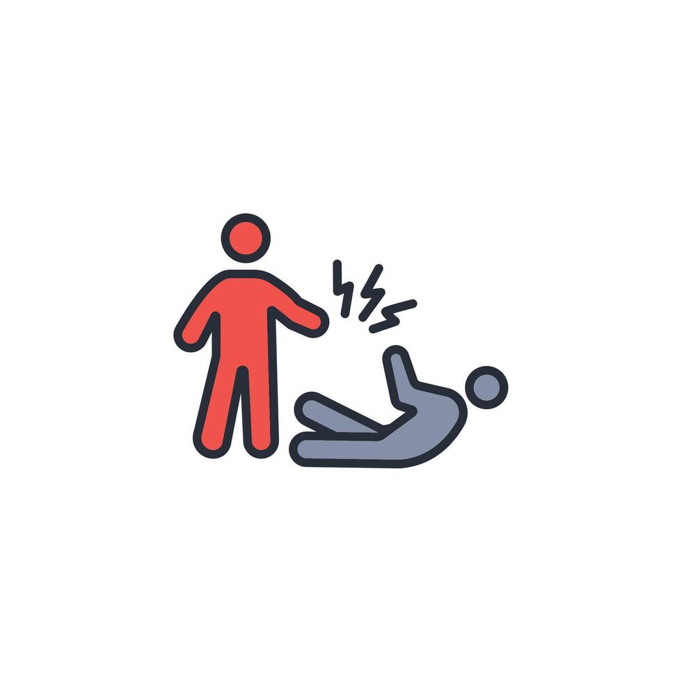defeat icon. .Editable stroke.linear style sign for use web design,logo.Symbol illustration. vector