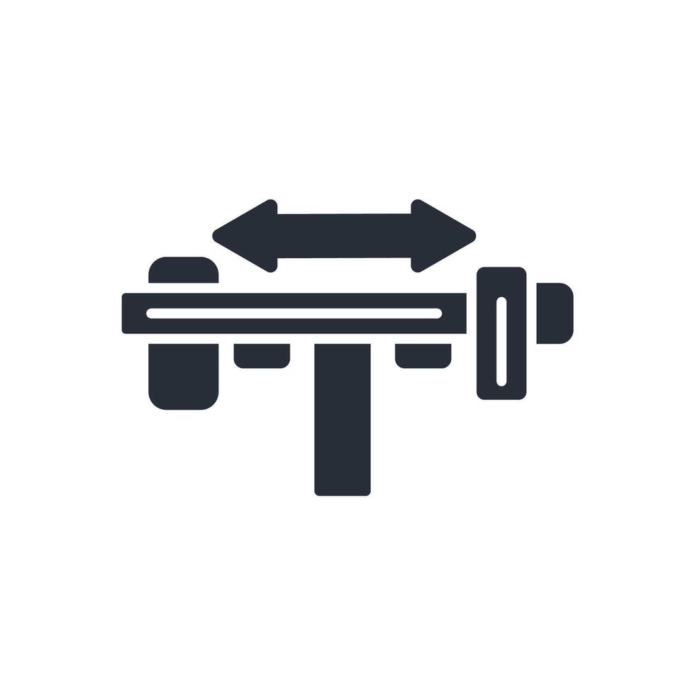 latch icon. .Editable stroke.linear style sign for use web design,logo.Symbol illustration. vector