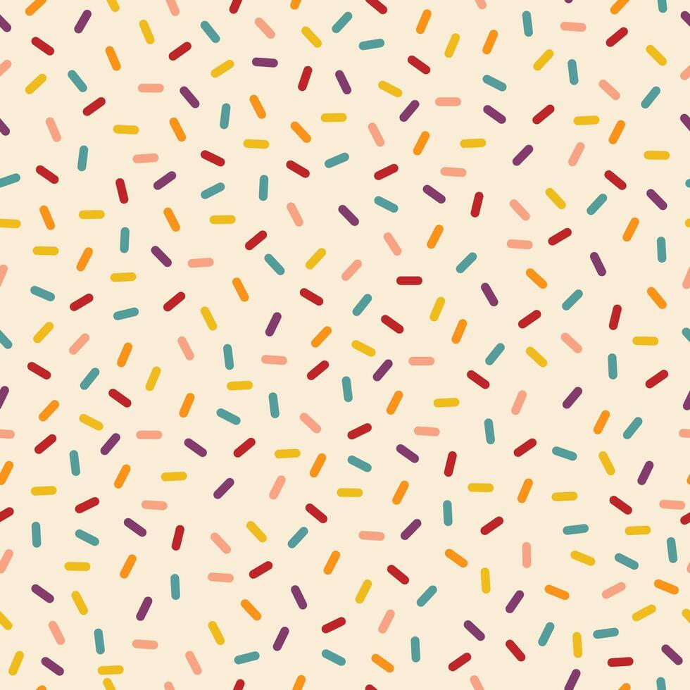 Colorful abstract pattern. Repeat pattern of bright colors and geometric figures. vector