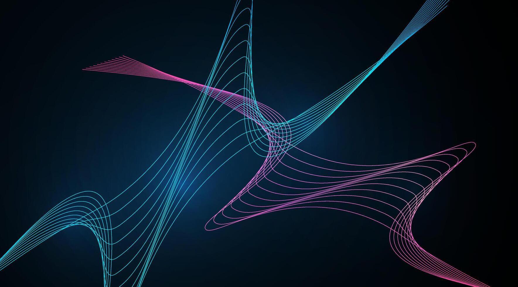 Abstract wave background blue modern. For finance business and technology vector